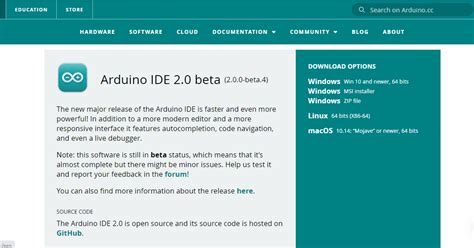 arduino ide 2.0 download italiano